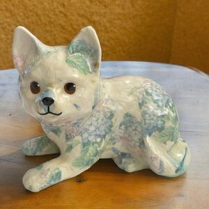 Global Studio's Pottery Cornwall
Floral Decoupage Ceramic The Cat